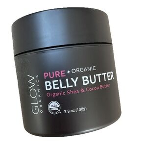 Glow Organics Pure Organic Belly Butter Shea & Cocoa Butter 3.8oz
